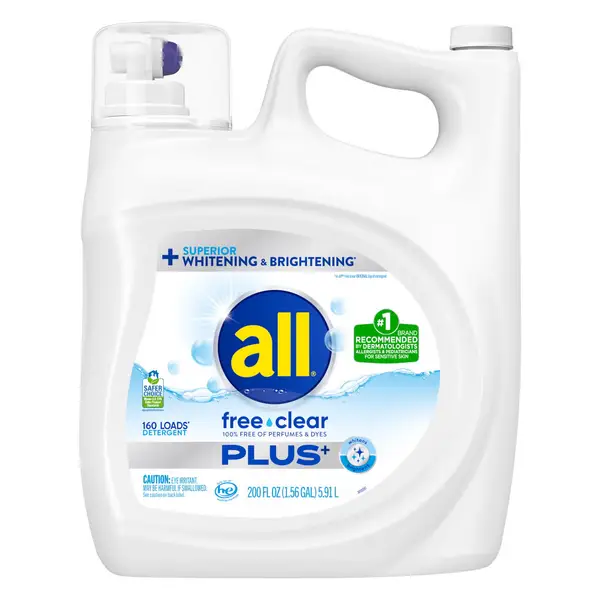 Free & Clear Plus Liquid Laundry Detergent, 200 fl oz