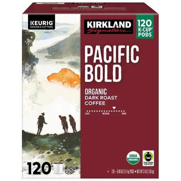 Organic K-Cup Pods — Pacific Bold, 120 ct
