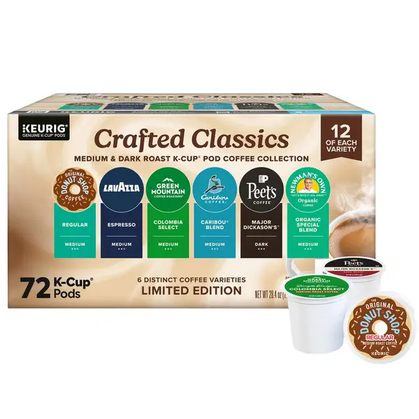 Crafted Classics K-Cup Pods Variety Pack, 72 ct