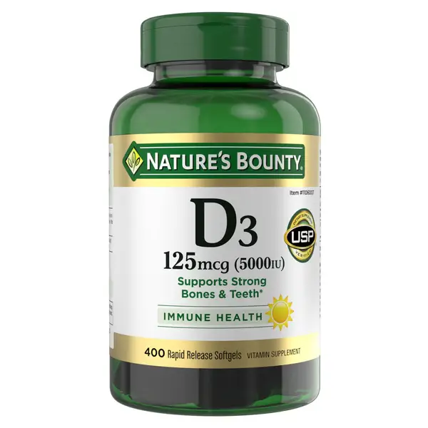 Vitamin D3, 400 Softgels