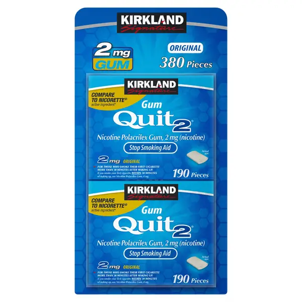 Original Gum, 2 mg or 4 mg