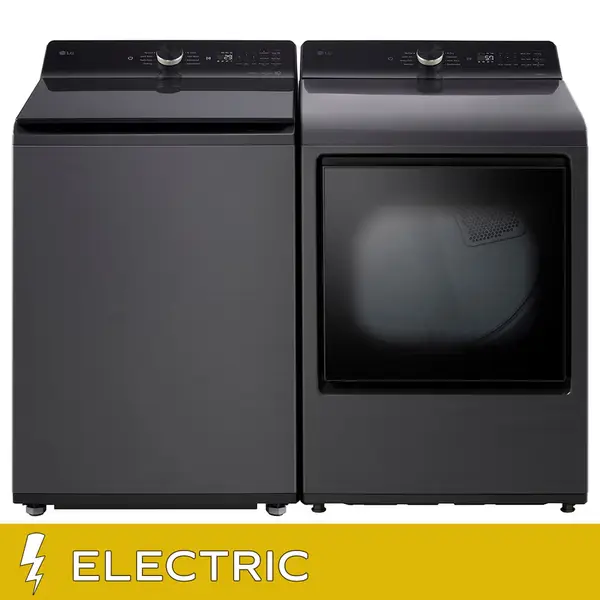 5.5 cu ft Top Load Washer + 7.3 cu ft Rear Control Dryer