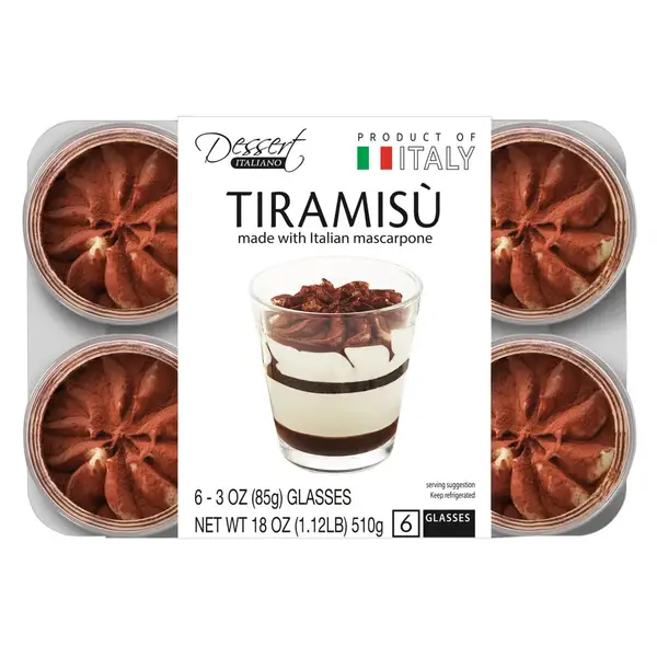 Tiramisu Cups, 6 Pack
