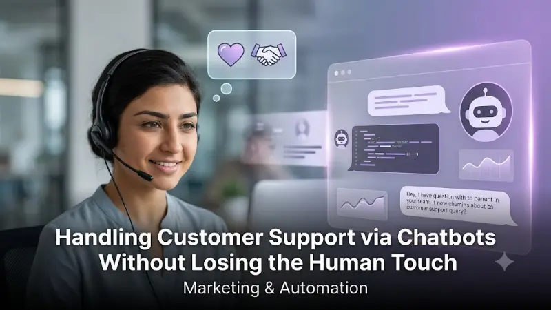 Handling Customer Support via Chatbots Without Losing the Human Touch Marketing & Automation