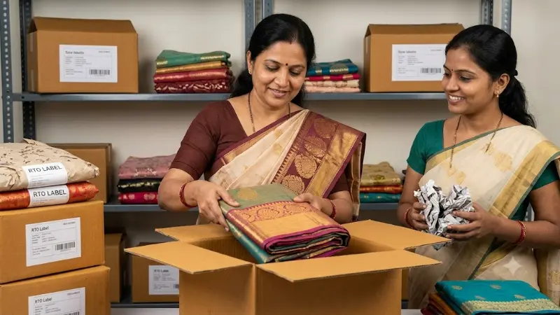 Packaging Sarees & Ethnic Wear to Survive Long-Haul Domestic Transit & RTO: 5 Proven Tips for Indian E-commerce Sellers