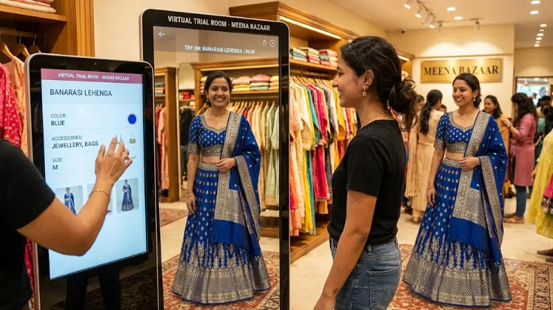 Solving the 40% Return Rate Problem: The Power of Virtual Trial Rooms in Ethnic Wear
