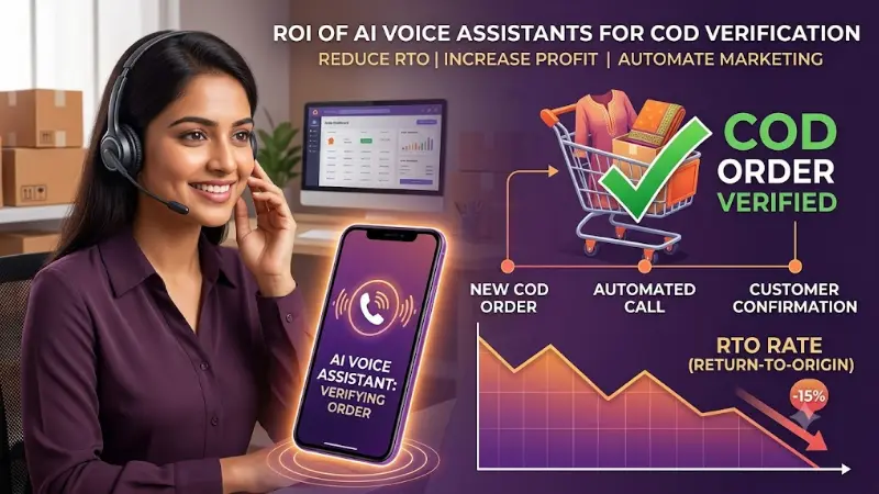 The ROI of AI Voice Assistants for COD Order Verification Marketing & Automation