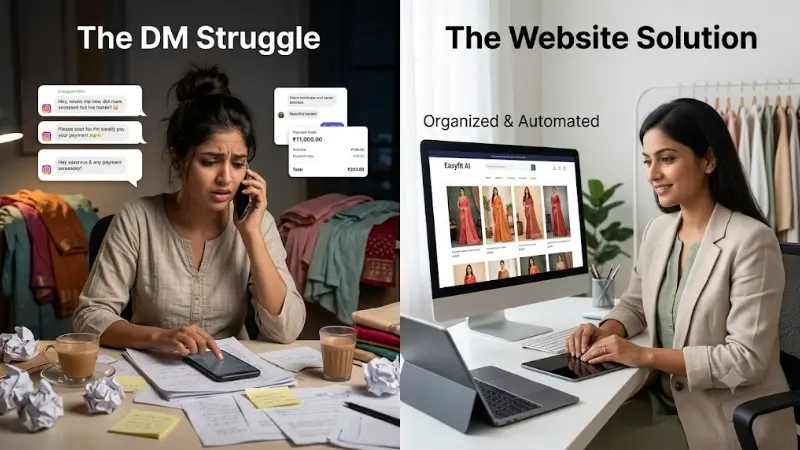 Why a Dedicated E-Commerce Website Beats Selling Exclusively on Instagram DMs — E-Commerce Basics