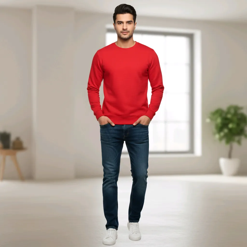 Full Sleeve Crew Neck T-Shirt - DA Garments