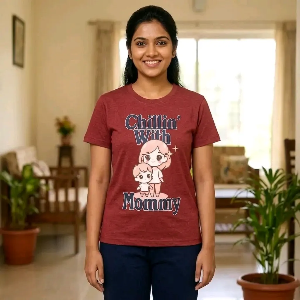 Chillin' With Mommy Graphic T-Shirt - Comfortable & Stylish