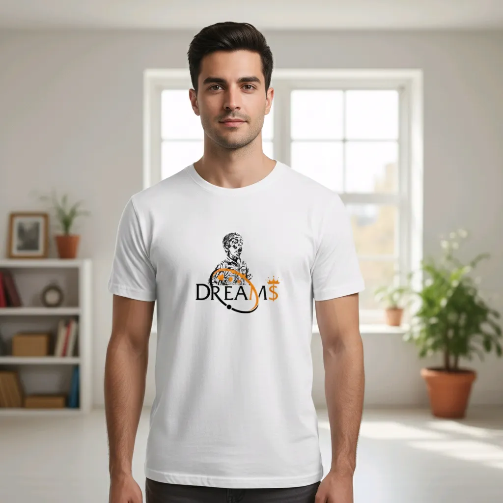 Dream Graphic Half Sleeve T-Shirt - MS CLOTHES