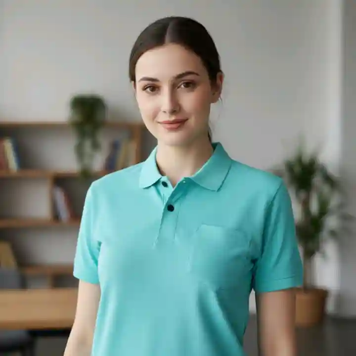 Half Sleeve Polo Neck T-shirt for Women - Siloniyaa Boutique