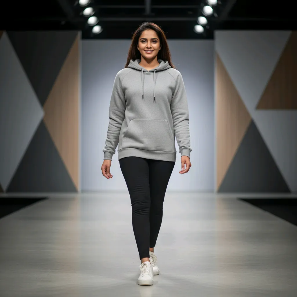 Grey Pullover Hoodie for Women - Cozy Comfort from Snazzy Boutique