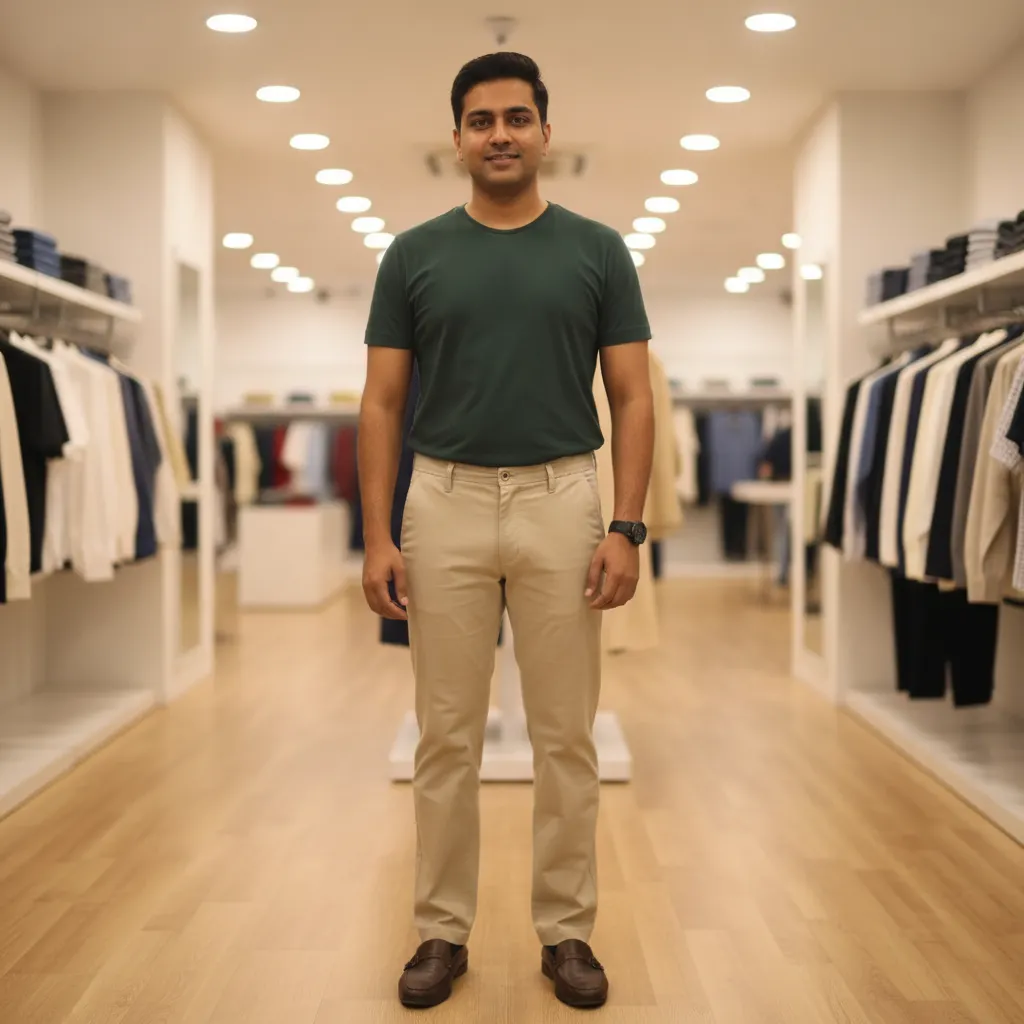 Men's Classic Khaki Chinos - Snazzy Boutique