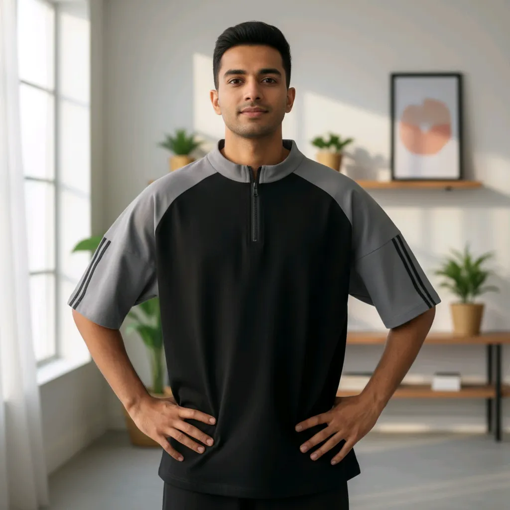 Half Sleeve Oversized T-Shirt - JoRi Collections