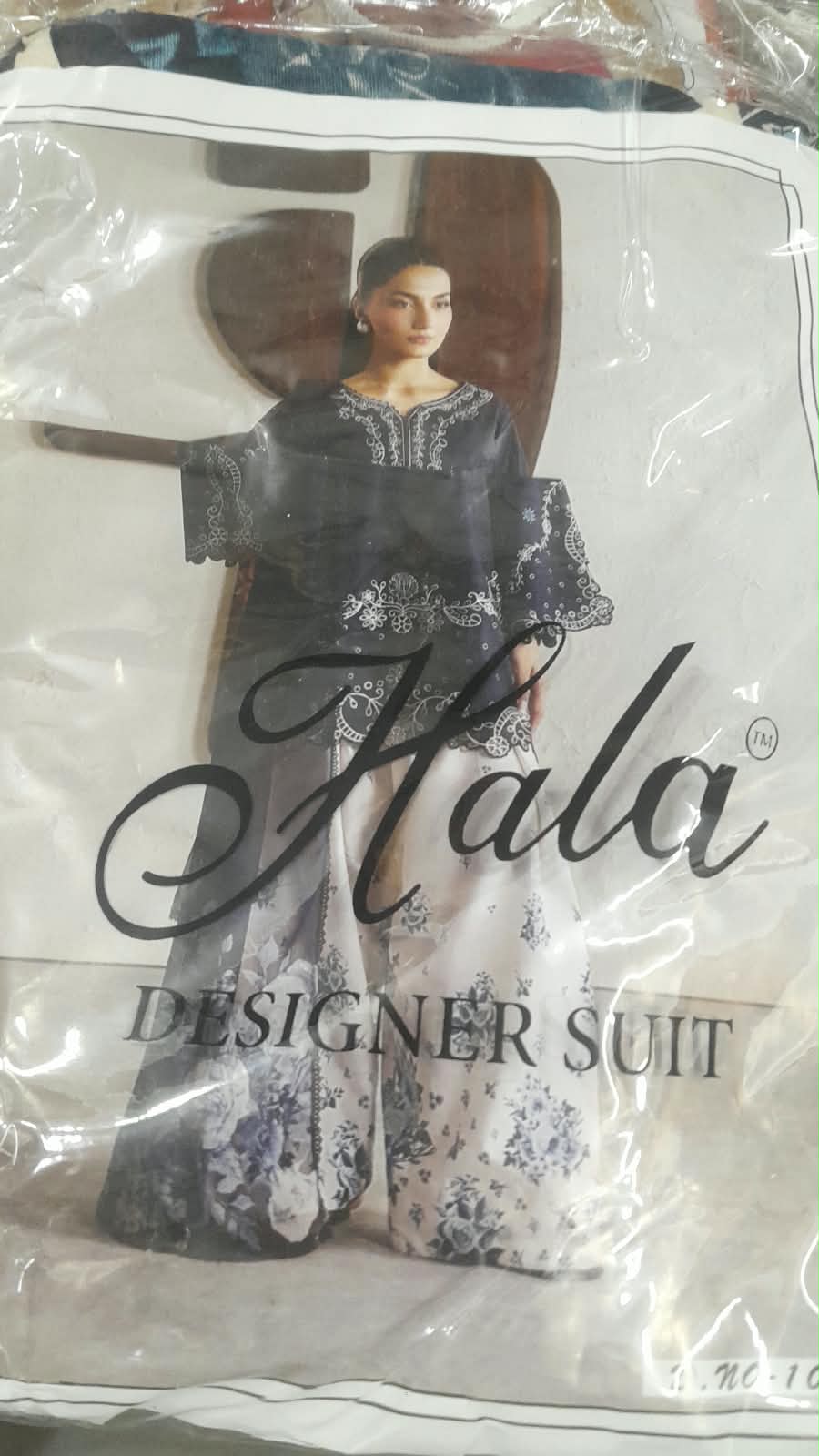 Elegant Black & White Floral Designer Salwar Kameez Suit for Women