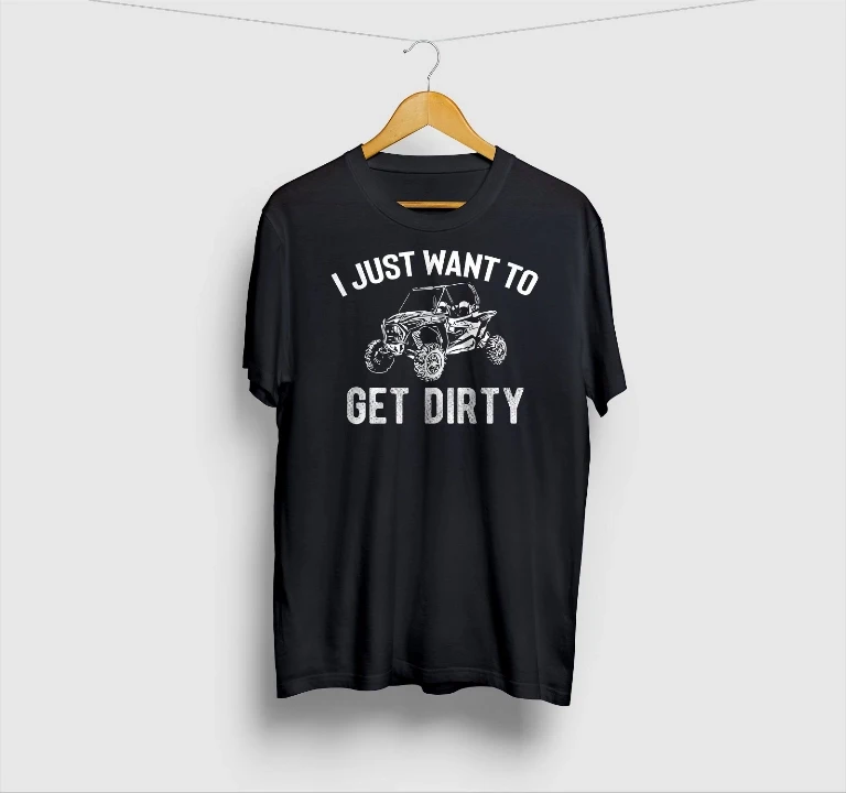 Aurelle Women's "Get Dirty" Graphic Round Neck T-shirt
