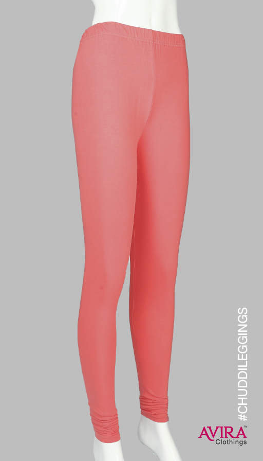 Photo of Churidar Leggings Light Coral for Women from Avira Clothings, Premium Quality Leggings | Avira Clothings