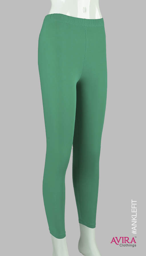 Photo of Ankle Leggings - Pak Green | Avira Clothings