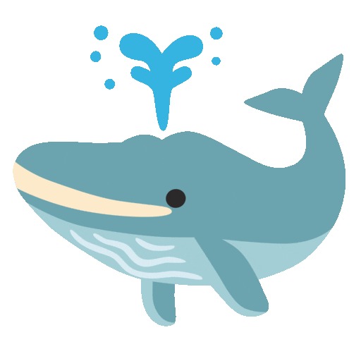 Flukey the whale mascot