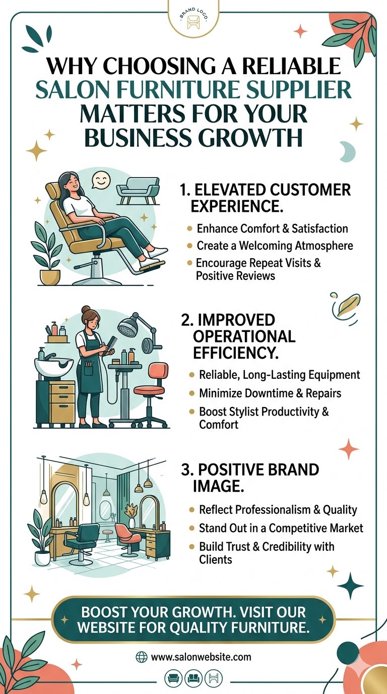Why Choosing a Reliable Salon Furniture Supplier Matters for Your Business Growth