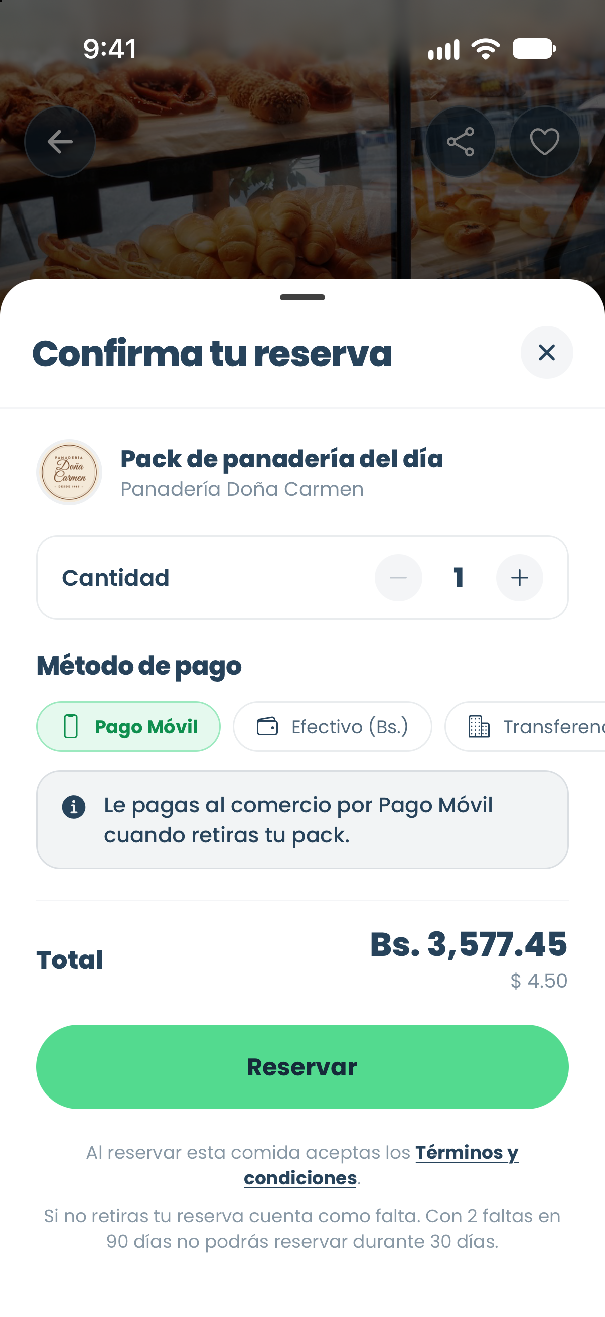 Favoritos: packs guardados de panaderías y pizzerías de Barquisimeto
