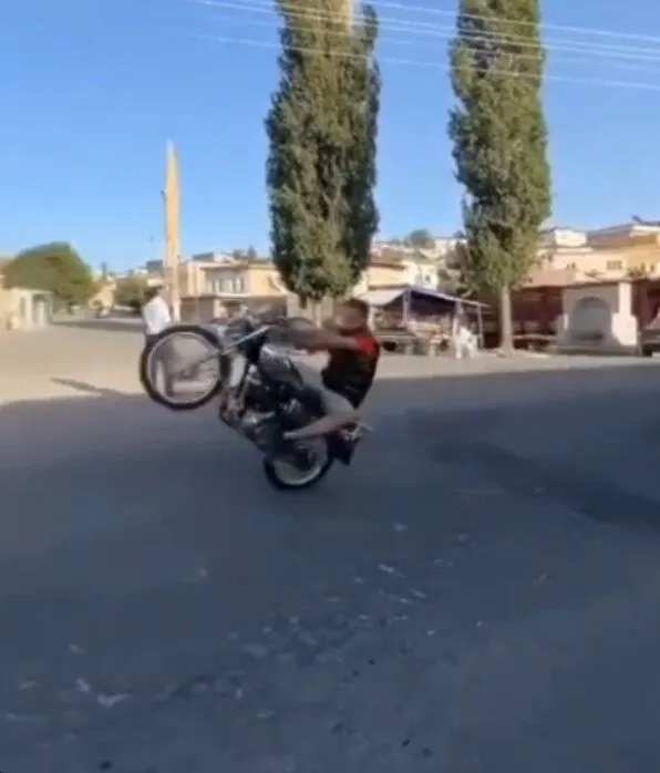 Nevşehir’de Motosiklet Akrobasi Yapan Sürücüye 18 Bin TL Ceza