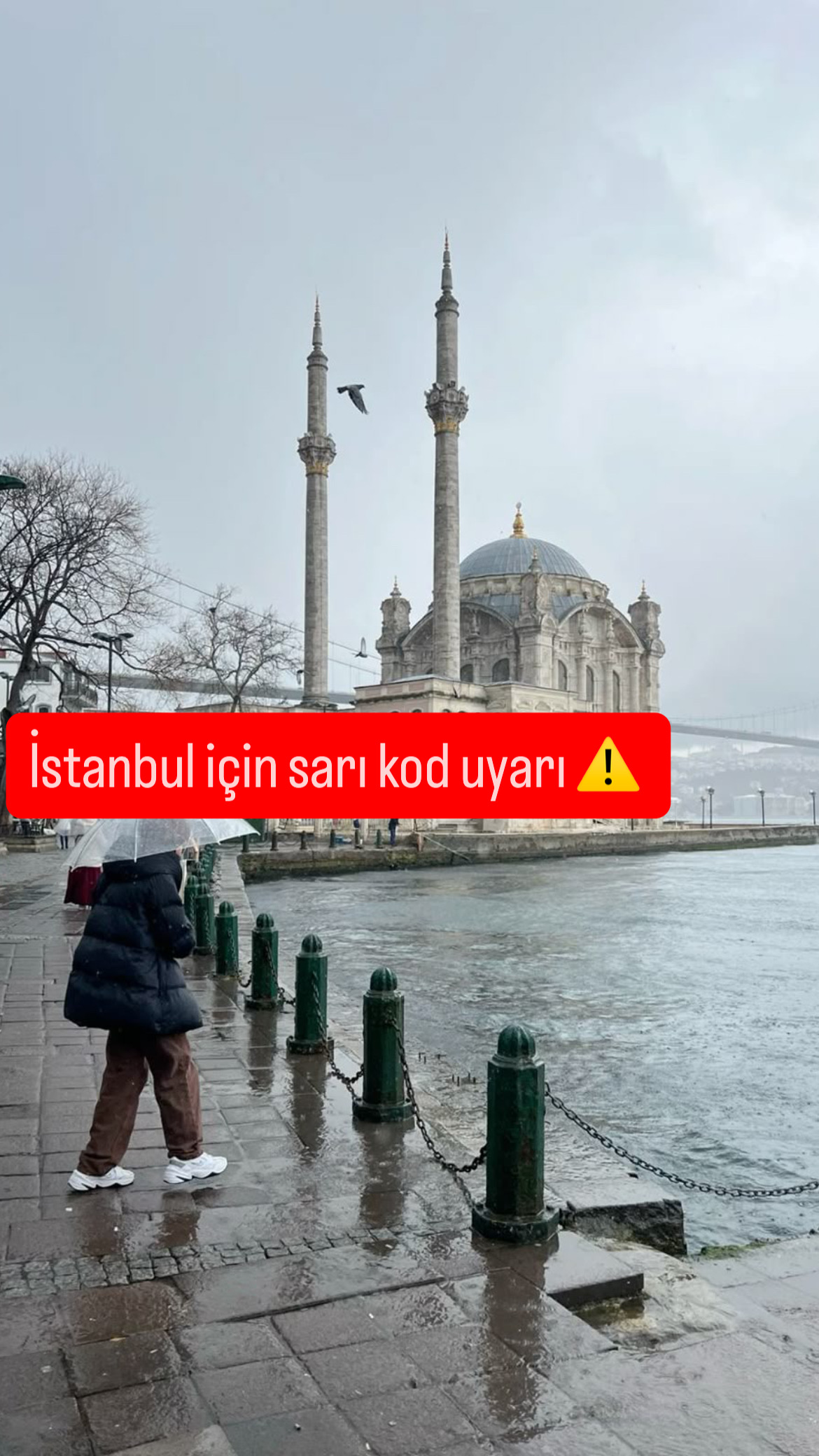 🌧️ İstanbul İçin Sarı Kodlu Uyarı: Şiddetli Yağış ve Su Baskınlarına Dikkat!