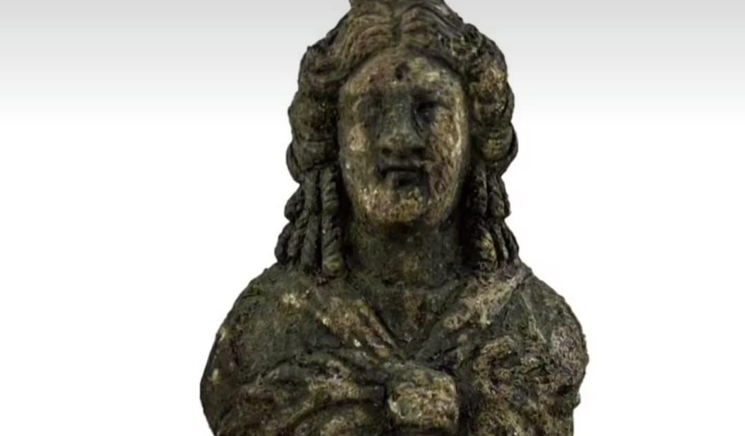 Kelkit’te Roma Lejyonlarının Karargahında Mısır Tanrıçası İsis’in Bronz Büstü Bulundu