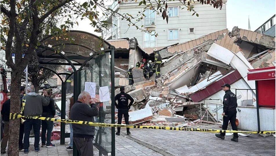 Gebze’de Korkunç Olay: 6 Katlı Bina Çöktü