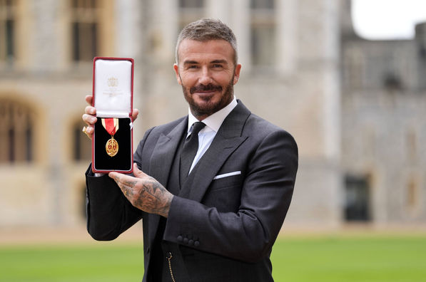 David Beckham’a Şövalyelik Ünvanı Verildi