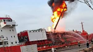 Türk Gemi Ukrayna Limanında Vuruldu