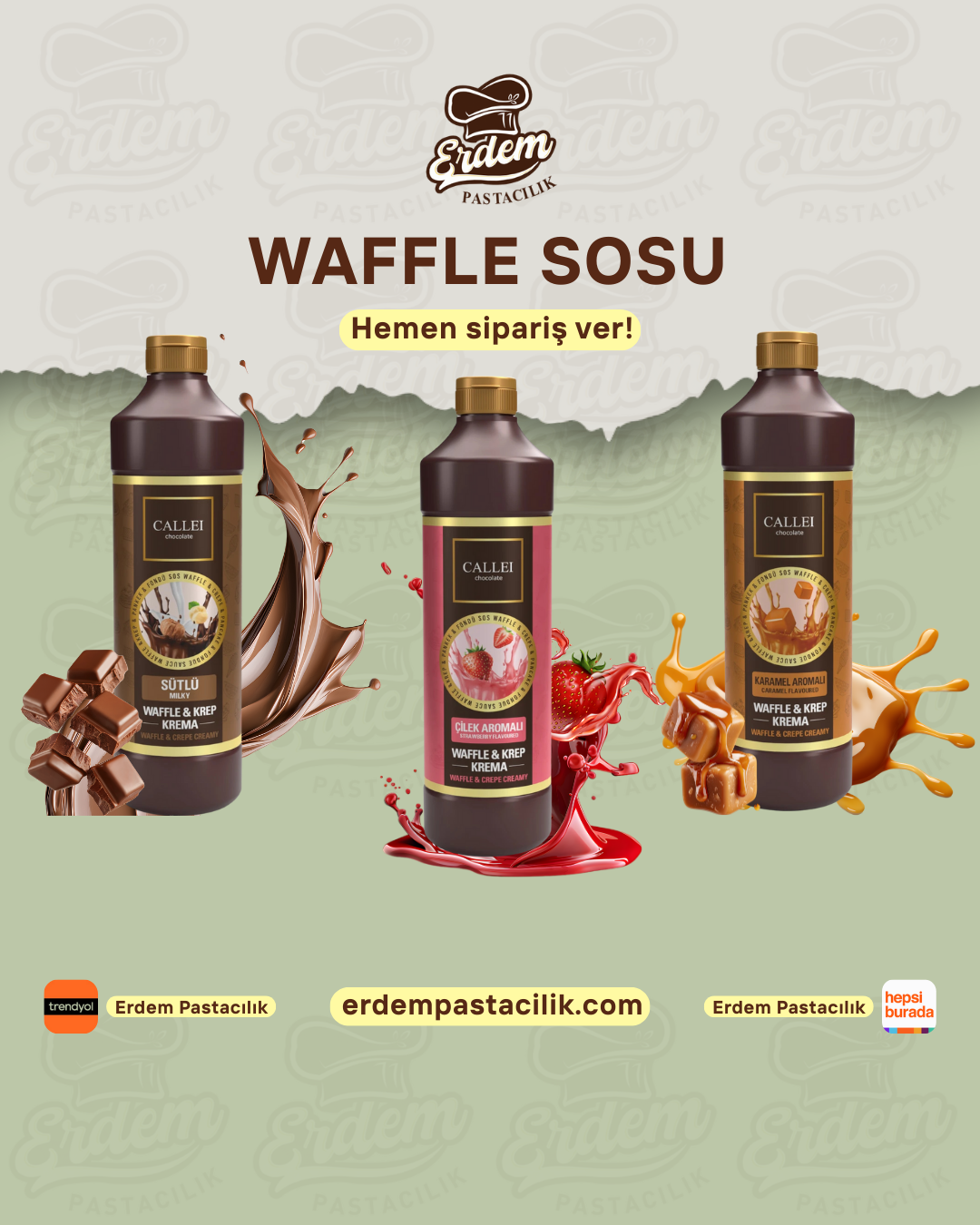 Erdem Pastacılık Tüm Ürünlerde Çifte İndirim Dönemini Başlattı 🥳 🍰
