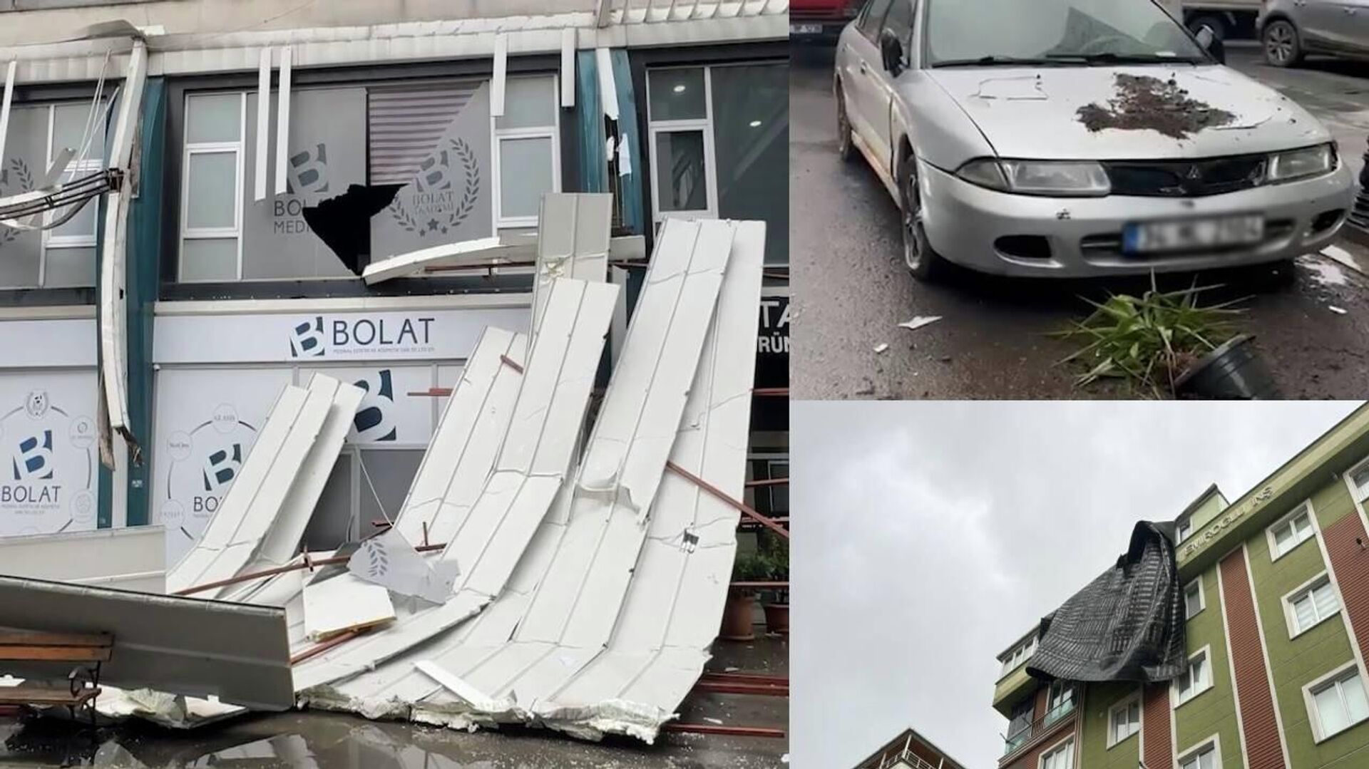 İstanbul’da Fırtına ve Sağanak Şiddetlendi
