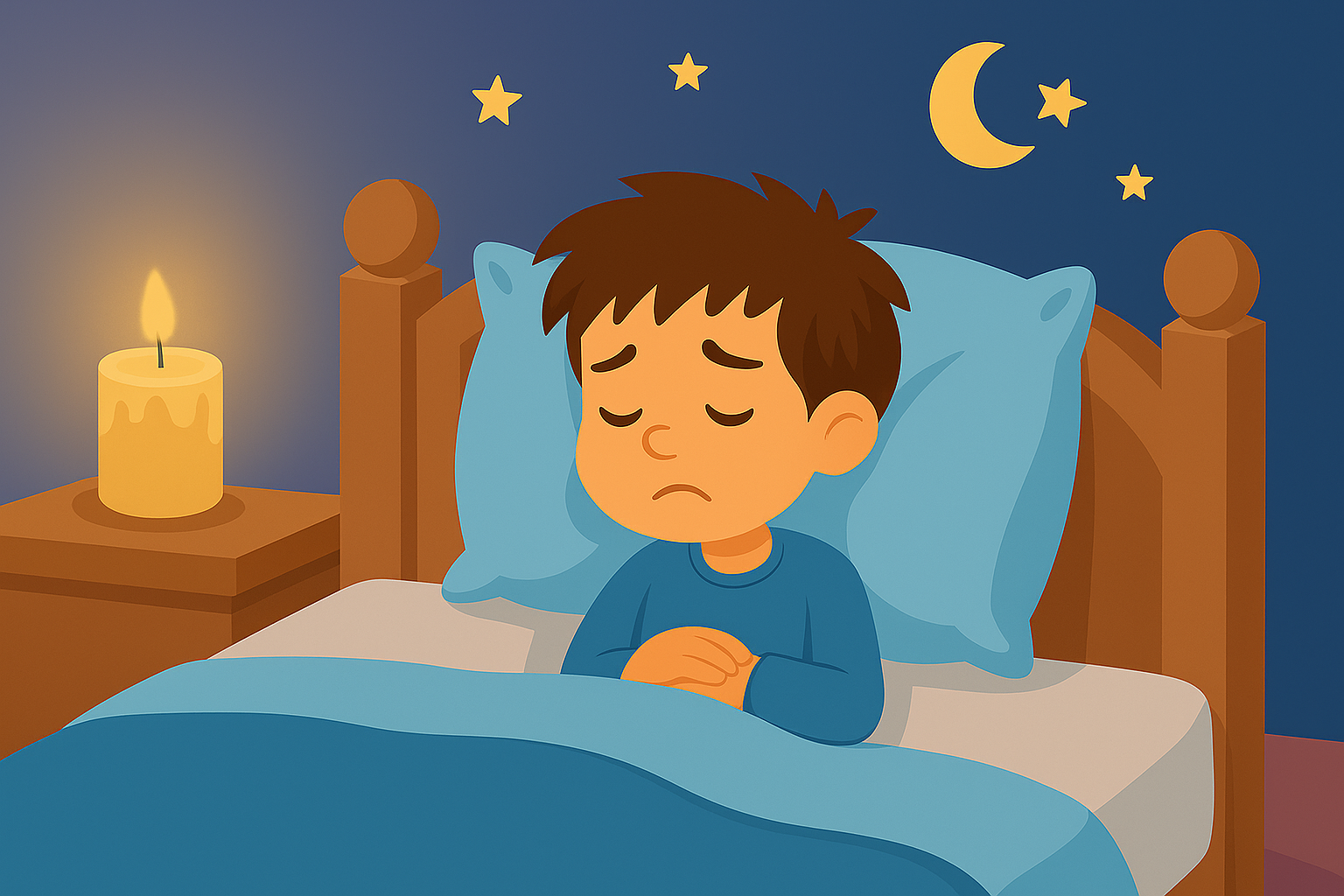 Niños inquietos antes de dormir