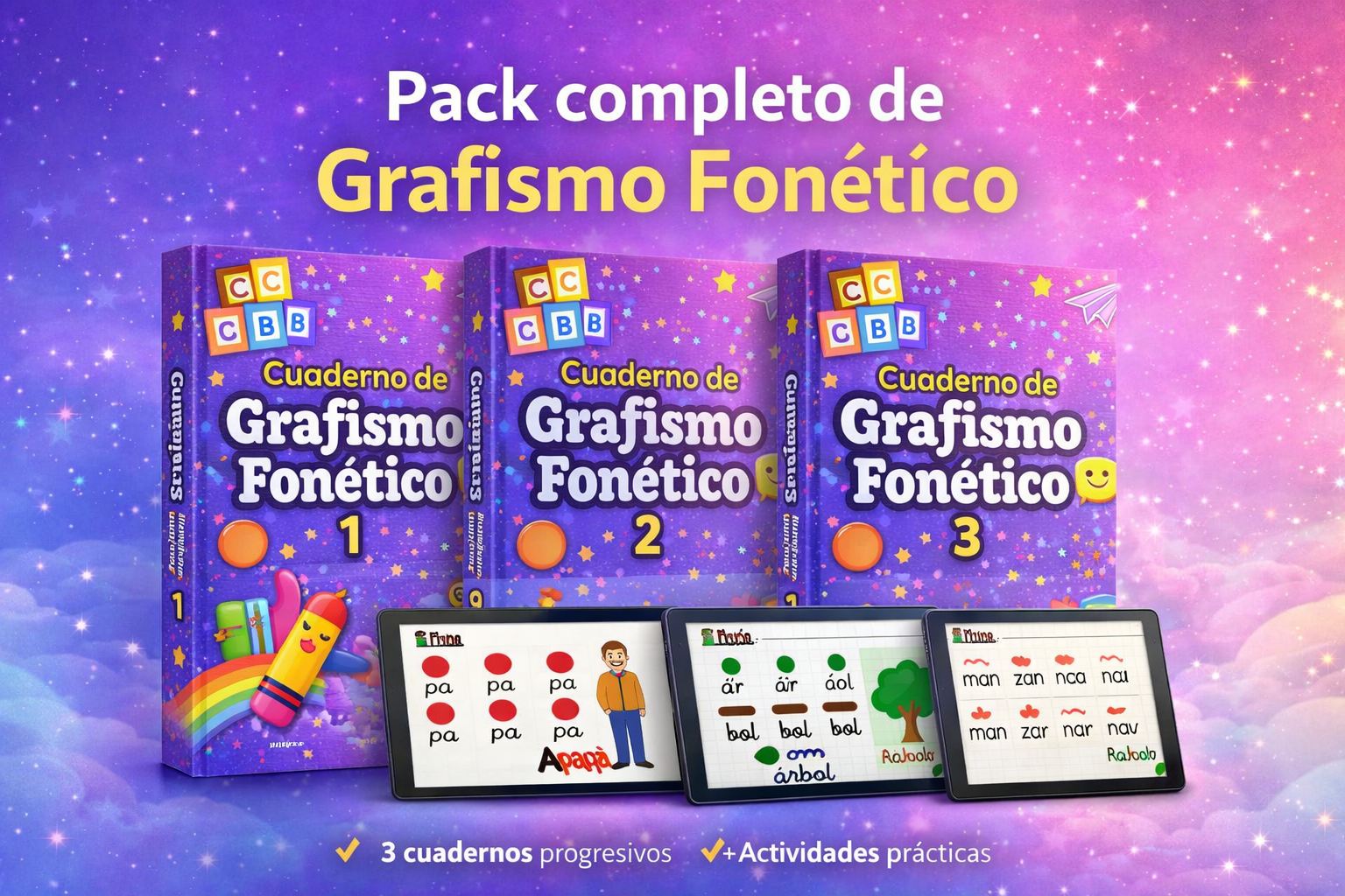 Pack completo de FONOTRAZOS KIDS