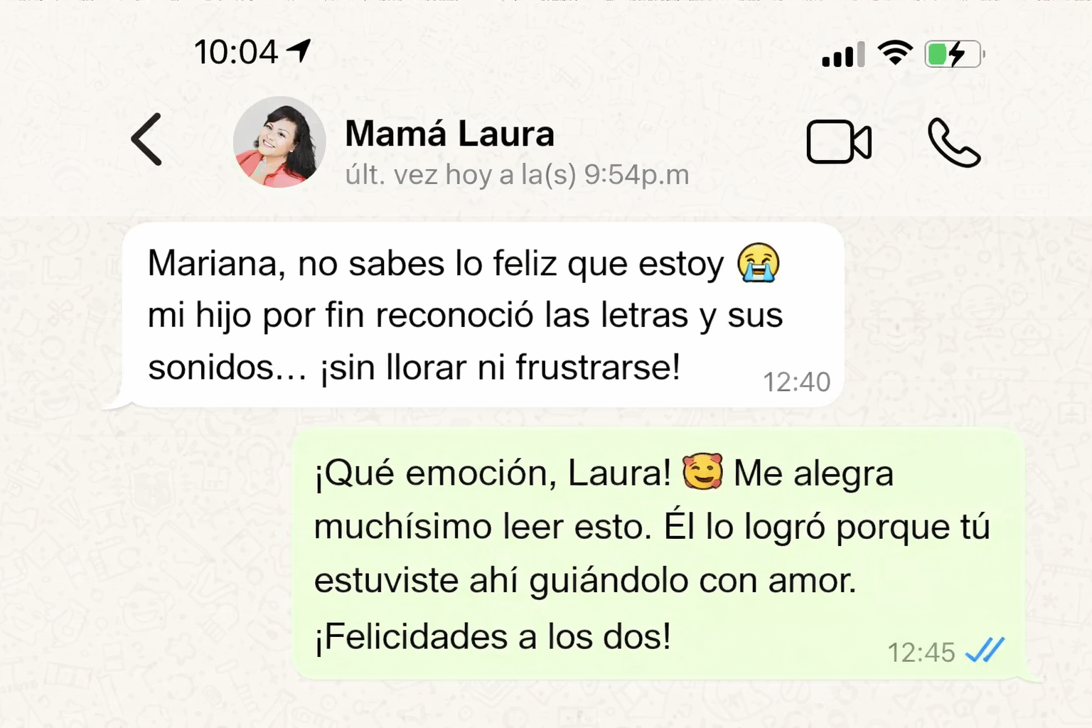 Testimonio de cliente 1