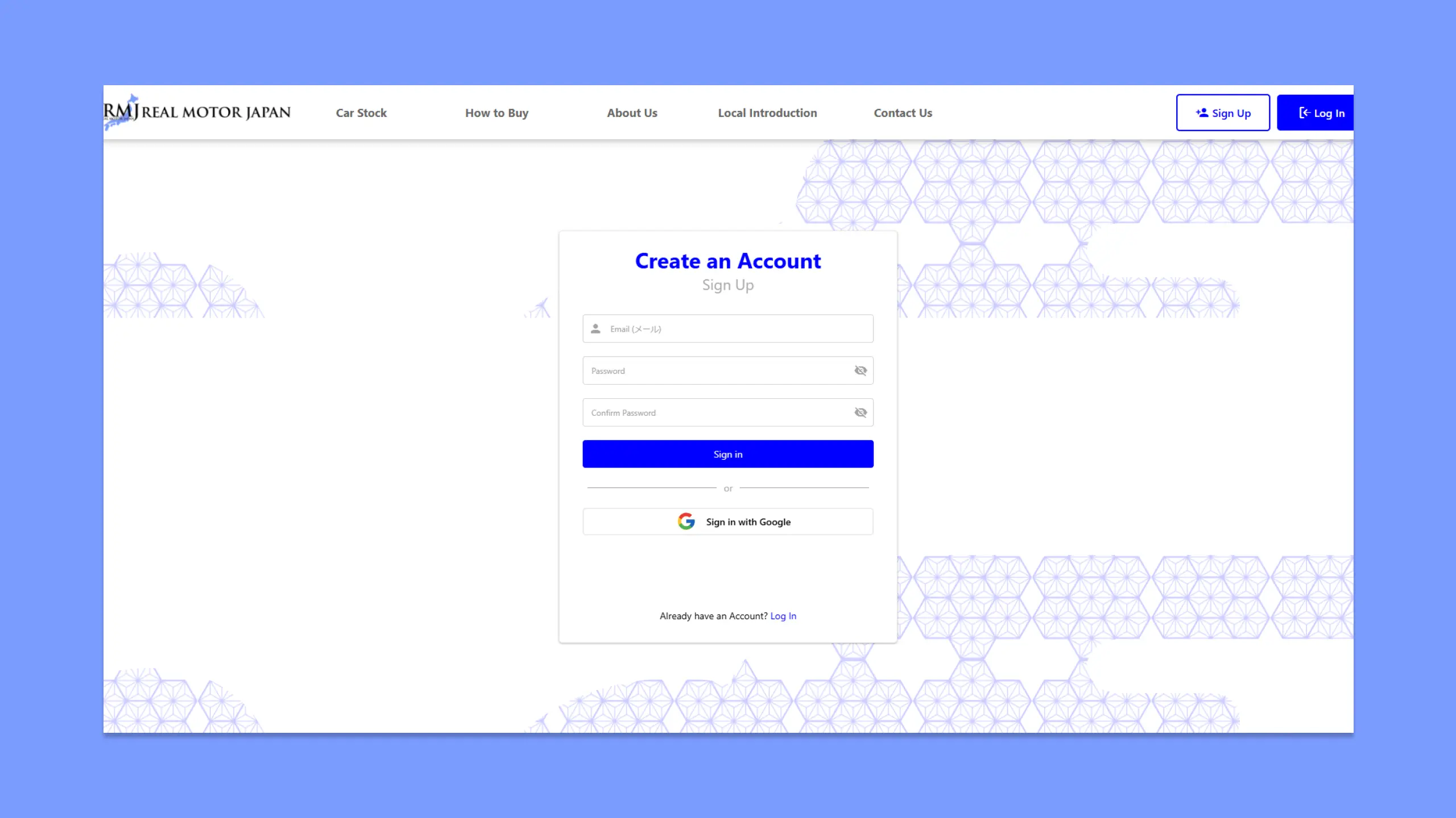 Sign up