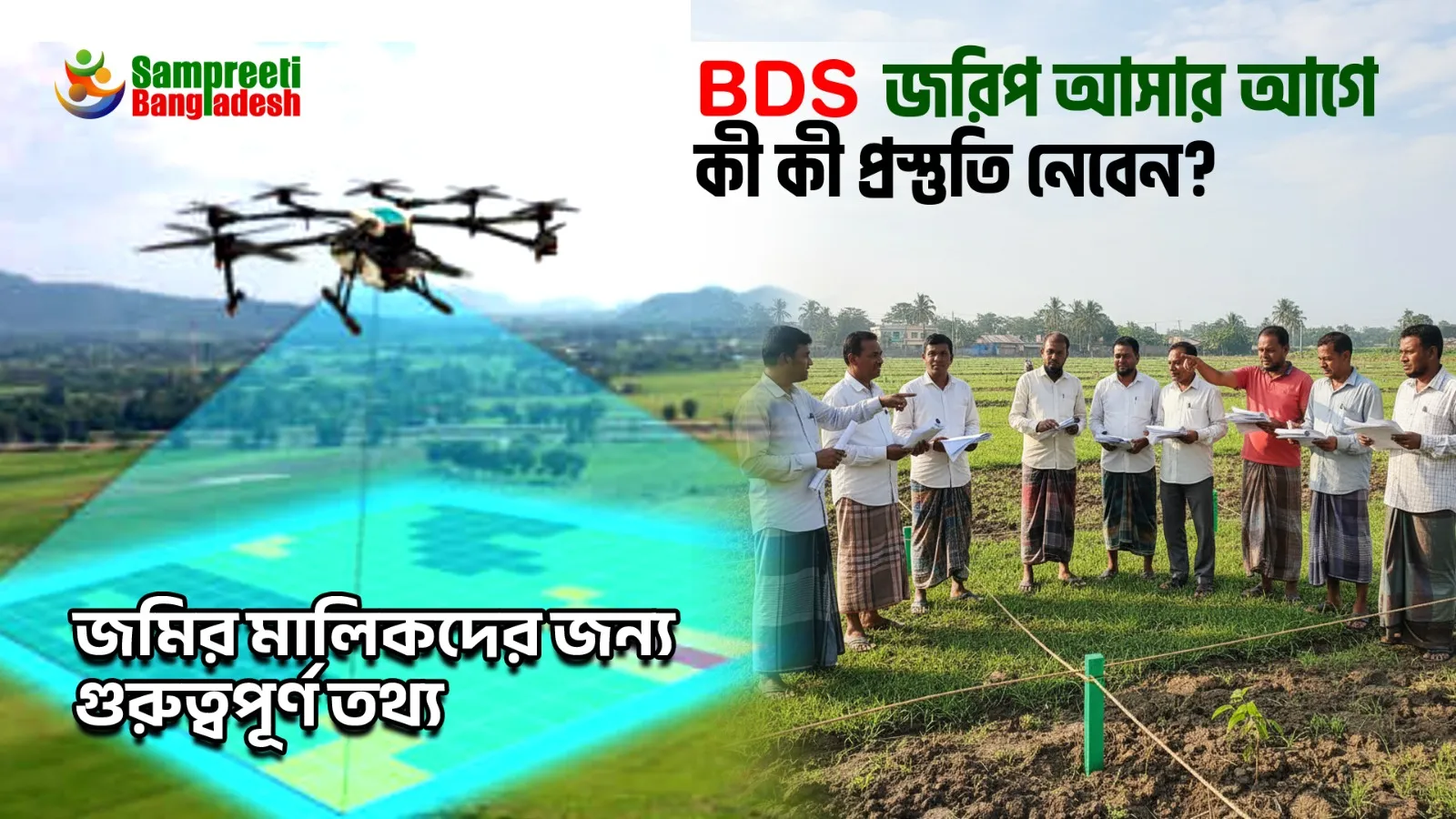 BDS জরিপের আগে জমির দখল সমস্যা সমাধান: সরকারি আমিন দিয়ে মাপঝোক ও কাগজপত্র প্রস্তুতির গুরুত্ব