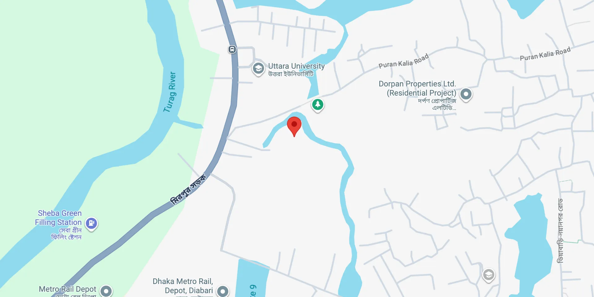 তুরাগ নয়ানগর এলাকায় জমি বিক্রয় হবে