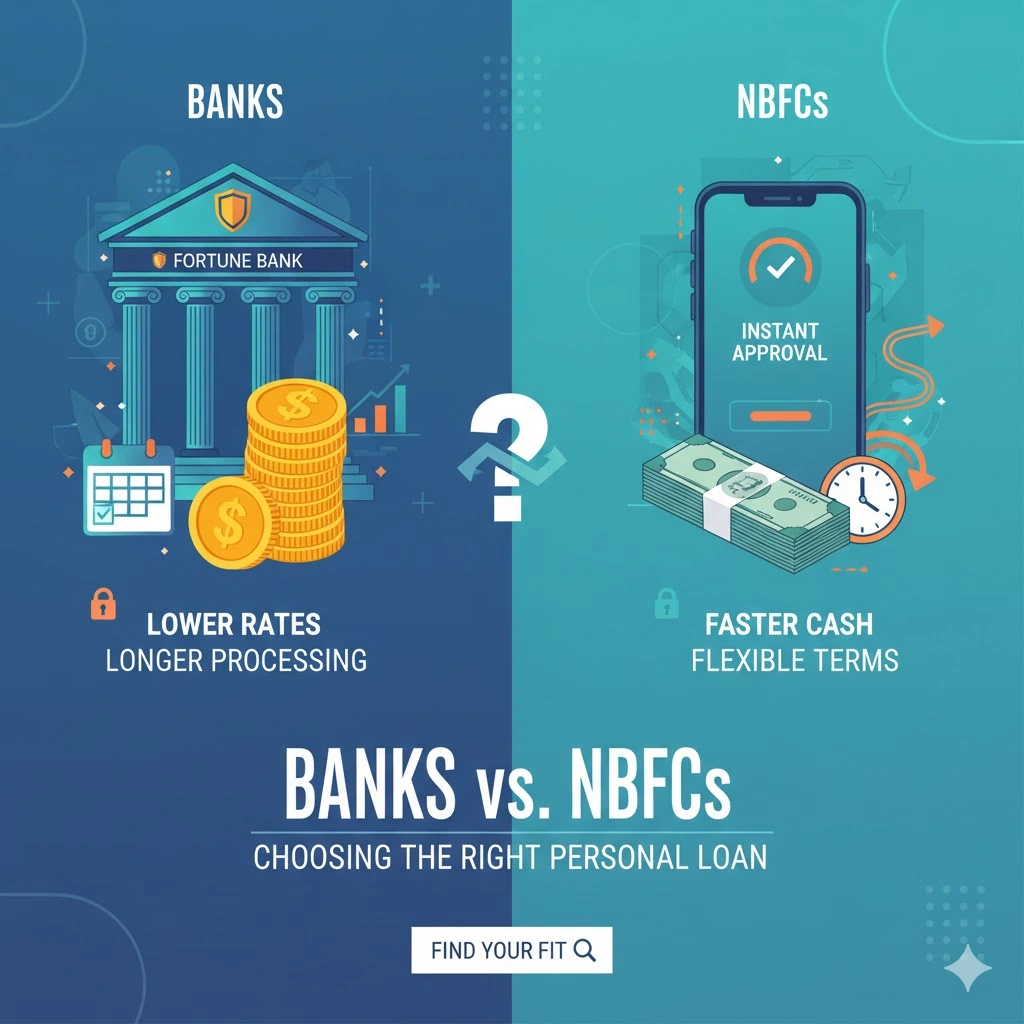 Banks vs NBFCs: Best Option for Personal Loans in 2025