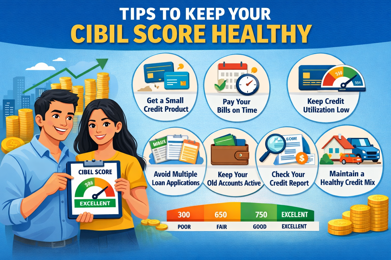 New To Credit? Tips On How To Keep Your CIBIL Score Healthy