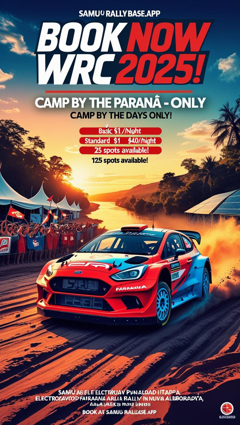 Fans watching the rally