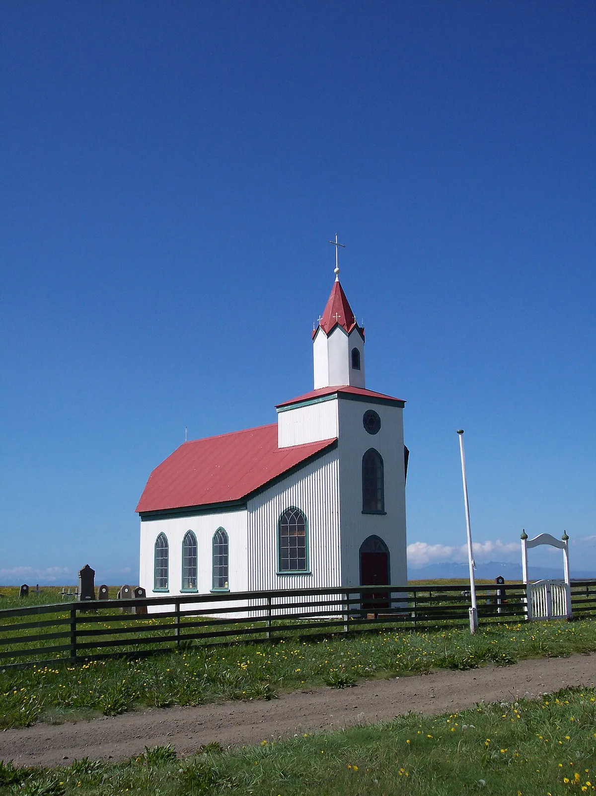 Akrakirkja á Mýrum, Borgarfirði.
