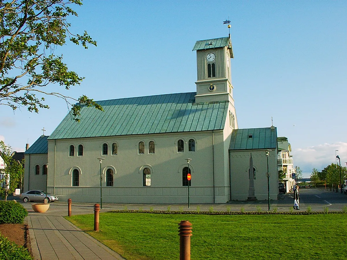 Reykjavík Cathedral in Reykjavík/ Iceland Architect: L.A. Winstrup (1815-1889)