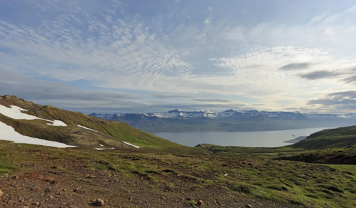 Icelandic landscape near Neskaupstaður July 2014