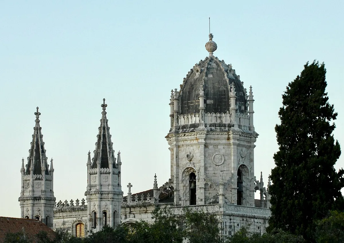 Belem, Lisbon, Portugal DESCRIPTION The Jerónimos Monastery or Hieronymites Monastery (Mosteiro dos Jerónimos, Portuguese pronunciation: [muʃˈtɐjɾu ðuʃ ʒɨˈɾɔnimuʃ]), is a former monastery of the Order of Saint Jerome near the Tagus river in the parish of Belém, in the Lisbon Municipality, Portugal. 