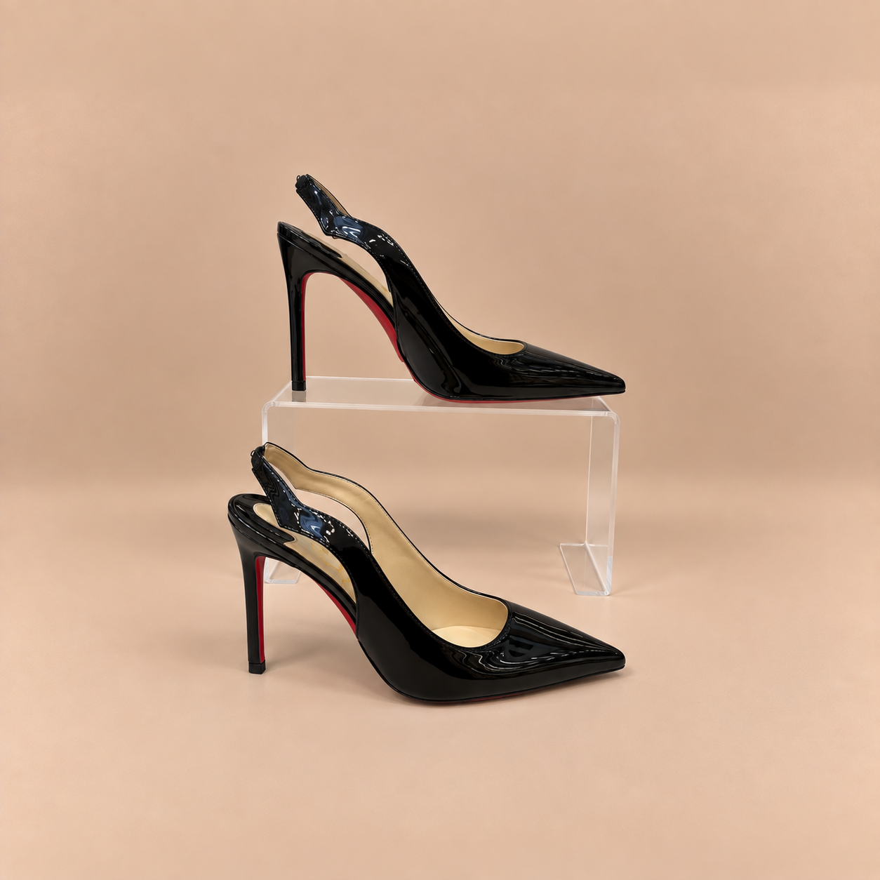 Louboutin slingback — Noir — 2
