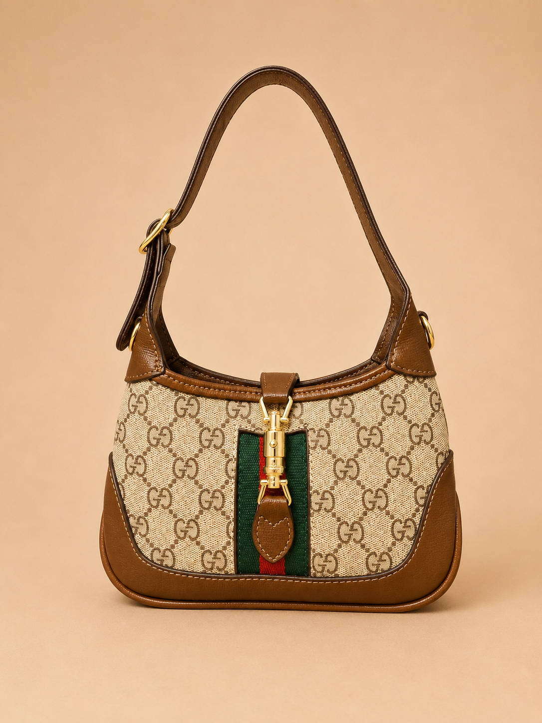 Gucci Jackie S — Marron ,beige