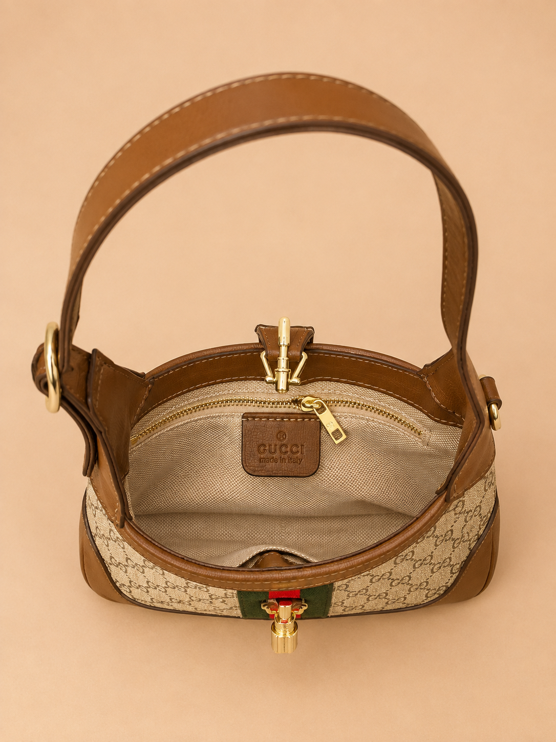 Gucci Jackie S — Marron ,beige — 4